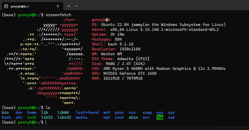 WSL Setup